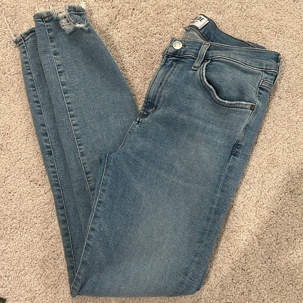 Agolde Sophie High Rise Skinny Jeans - Picture 3 of 14